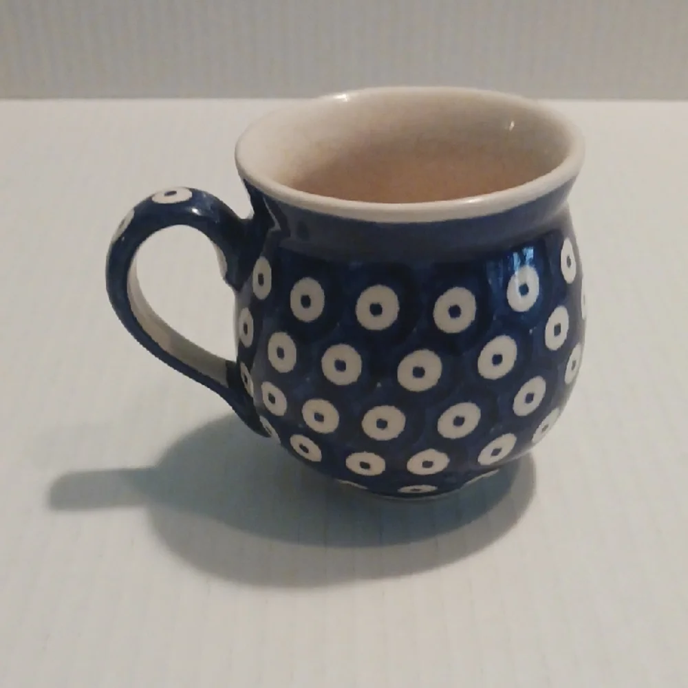 Polka Dot Blue and White Tea Set